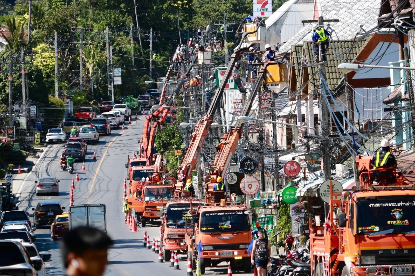 Electricity work in Koh Samui